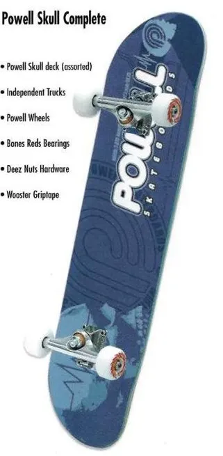 Powell Peralta Skull deck in the Skate One 2002 Summer Catalog