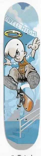 Angel Boy Hardflip Angel deck in the Skate One 2002 Summer Catalog