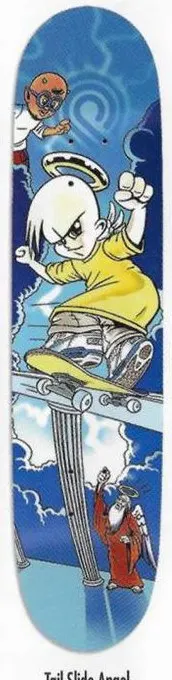 Angel Boy Tail Slide Angel deck in the Skate One 2002 Summer Catalog