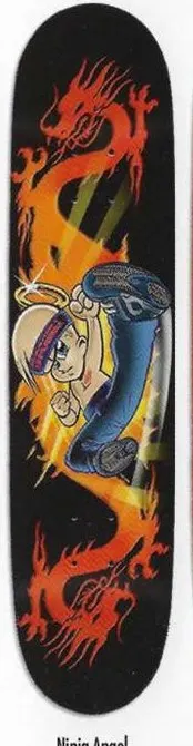 Angel Boy Ninja Angel deck in the Skate One 2002 Summer Catalog
