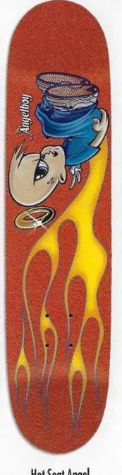 Angel Boy Hot Seat Angel deck in the Skate One 2002 Summer Catalog