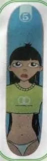 Channel One The Girlie deck in the Skates On Haight 1995
