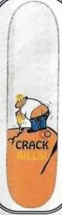 Channel One Crack Kills deck in the Skates On Haight 1995