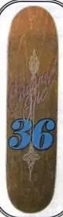 Channel One 36" Longboard deck in the Skates On Haight 1995