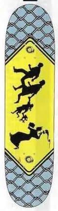 Powell Peralta Land of the Free deck in the Skates On Haight 1995