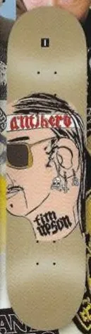 Anti Hero The Search Upson deck in the South Shore Catalog 2003