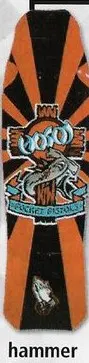 Hosoi Hammer Head deck in the South Shore Distributing 2004 Fall
