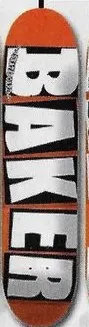 Baker Brand Logo deck in the South Shore Distributing 2004 Fall