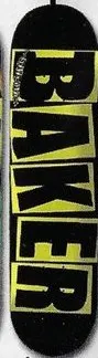 Baker Danger Logo deck in the South Shore Distributing 2004 Fall
