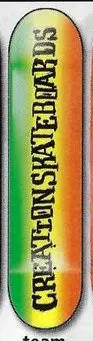 Creation Team Rasta deck in the South Shore Distributing 2004 Fall