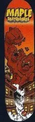 Maple Earthquake Logo deck in the South Shore Distributing 1998