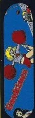 Good Times Cherry Cheerleader deck in the South Shore Distributing 1998