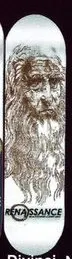 Renaissance Divinci Logo deck in the South Shore Distributing 1998