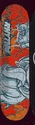 Rhythm Elephant Logo deck in the South Shore Distributing 1998