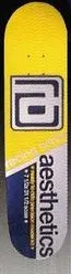 Aesthetics Racing Team Logo deck in the South Shore Distributing 1999 Fall