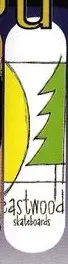 Eastwood Sun/Tree Logo deck in the South Shore Distributing 1999 Spring