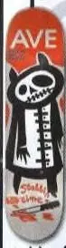 Alien Workshop A.V.E. Stabbin' Time deck in the South Shore Distribution 2003 Summer