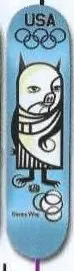 Alien Workshop Americana Way deck in the South Shore Distribution 2003 Summer
