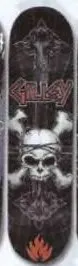 Black Label Gilley Grindcore deck in the South Shore Distribution 2003 Summer