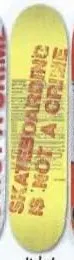 Crime Ticket Slick deck in the South Shore Distribution 2003 Summer
