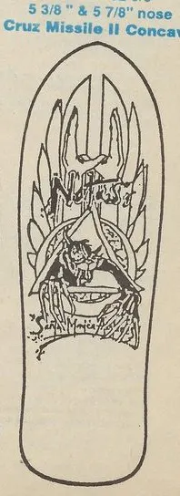 Santa Monica Airlines Natas Large deck in the Strange Notes #14 1990