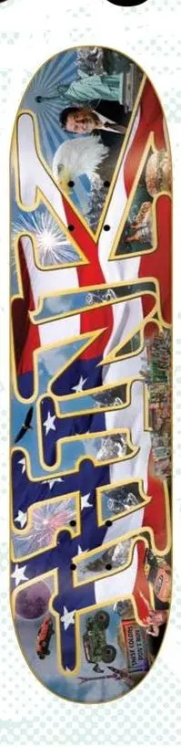 Think Team America deck in the Street Corner Distribution 2011 Spring