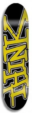 Think Tag Logo (Black + Gold) deck in the Street Corner Distribution Catalog 2005 Holiday
