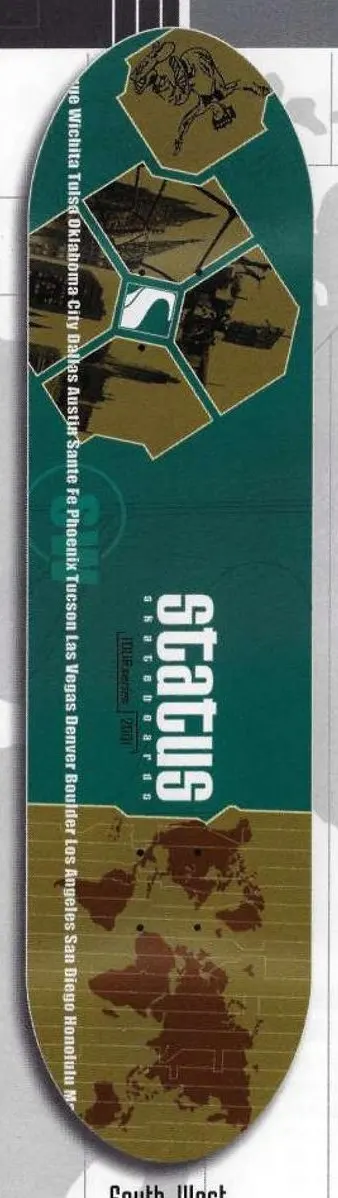 Status South West deck in the Syndrome Distribution 2001 Fall