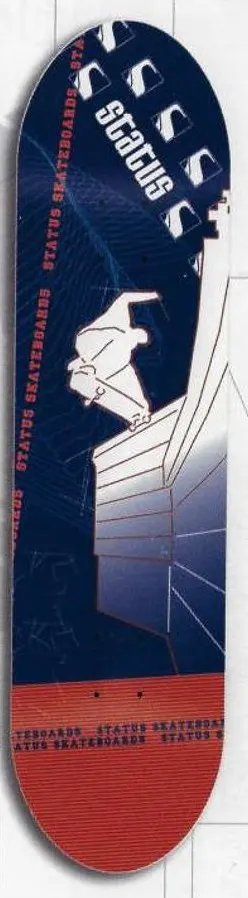 Status Noseslide deck in the Syndrome Distribution 2001 Fall