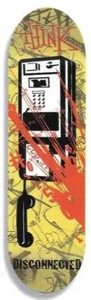 Think Phone deck in the Think Skateboards 1997