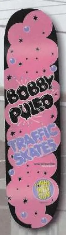 Traffic Puleo Bobby Bodega deck in the Traffic Skateboards 2008 Spring