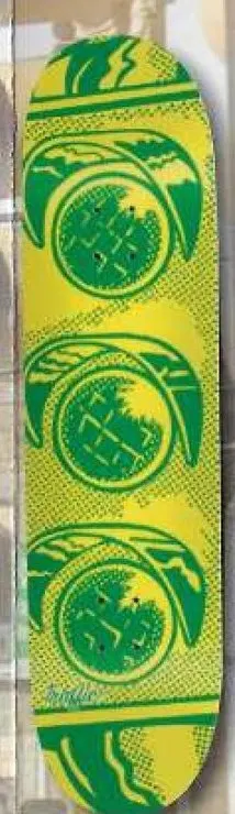 Traffic Light Logo (Yellow/Green) deck in the Traffic Skateboards 2008 Spring