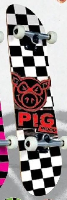 Pig Checkers (White) deck in the Tumyeto Catalog 2006 Spring