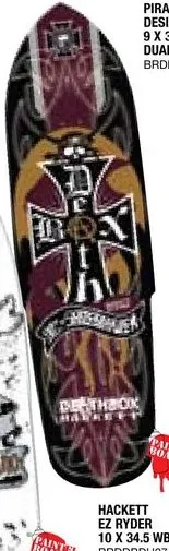 Deathbox Hackett EZ Ryder deck in the Tumyeto Catalog 2006 Spring