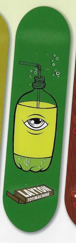 Toy Machine Layton Moniker deck in the Tumyeto 2007 Spring Catalog
