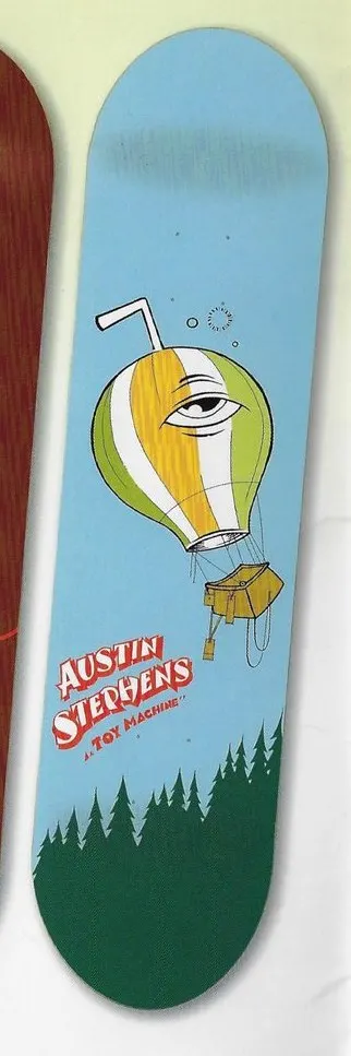 Toy Machine Stephens Moniker deck in the Tumyeto 2007 Spring Catalog