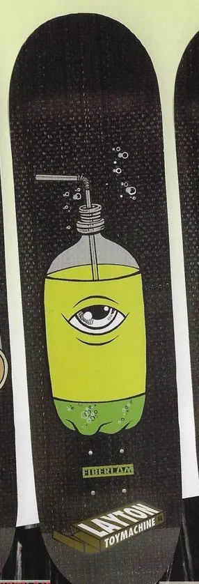 Toy Machine Layton Moniker (Fiberlam) deck in the Tumyeto 2007 Spring Catalog