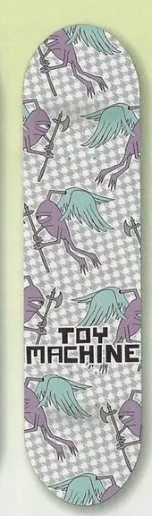 Toy Machine Houndstooth Sect deck in the Tumyeto 2007 Spring Catalog