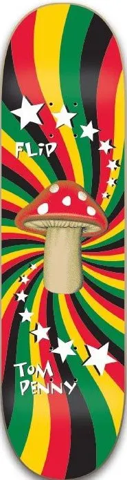 Flip Penny Rasta Shroom deck in the NHS Fall 2015 Catalogue