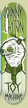 Toy Machine Layton Weird Dudes deck in the Toy Machine Fall 2008 catalogue