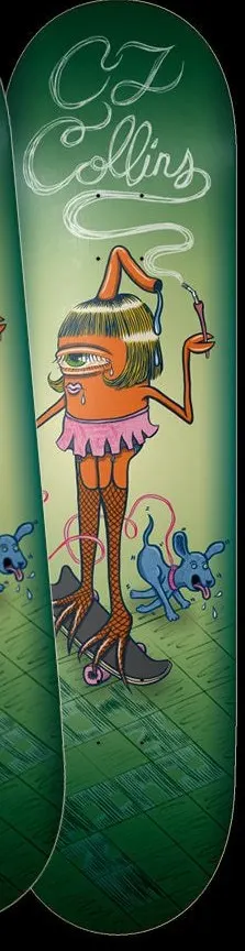 Toy Machine Collins Sect Girl deck in the Toy Machine Holiday 2025 catalogue