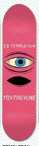 Toy Machine Templeton Eyeballs deck in the Tum Yeto Fall 2009 catalogue