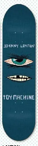 Toy Machine Layton Eyeballs deck in the Tum Yeto Fall 2009 catalogue