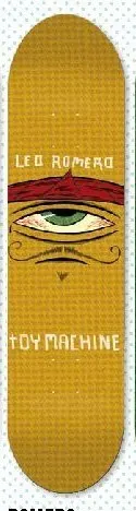Toy Machine Romero Eyeballs deck in the Tum Yeto Fall 2009 catalogue