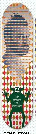 Toy Machine Templeton Diamond FP deck in the Tum Yeto Fall 2009 catalogue