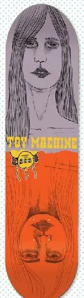 Toy Machine Girl Faces deck in the Tum Yeto Fall 2009 catalogue
