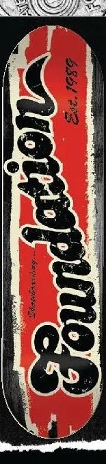 Foundation Est. '89 (Red) deck in the Tum Yeto Fall 2009 catalogue