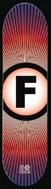 Foundation FS Flare (Red) deck in the Tum Yeto Fall 2009 catalogue