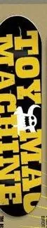 Toy Machine TM Distressed (Black/Gold) deck in the Tum Yeto Spring 2009 catalogue