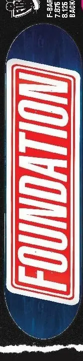 Foundation F-Bar Logo Fiberprime deck in the Tum Yeto Spring 2010 catalogue